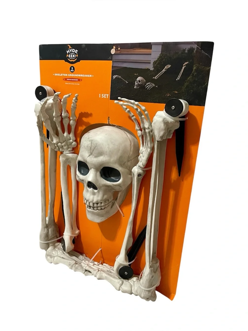 Hyde & EEK! 5pc Skeleton Groundbreaker Set Halloween Decorative Prop